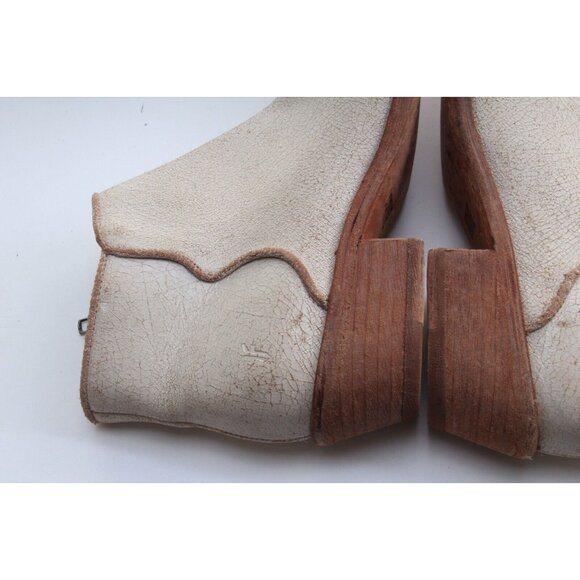 FRYE Carson Piping Bootie zip Up ankle boots leather womens shoes sz 6 B - Picture 7 of 15